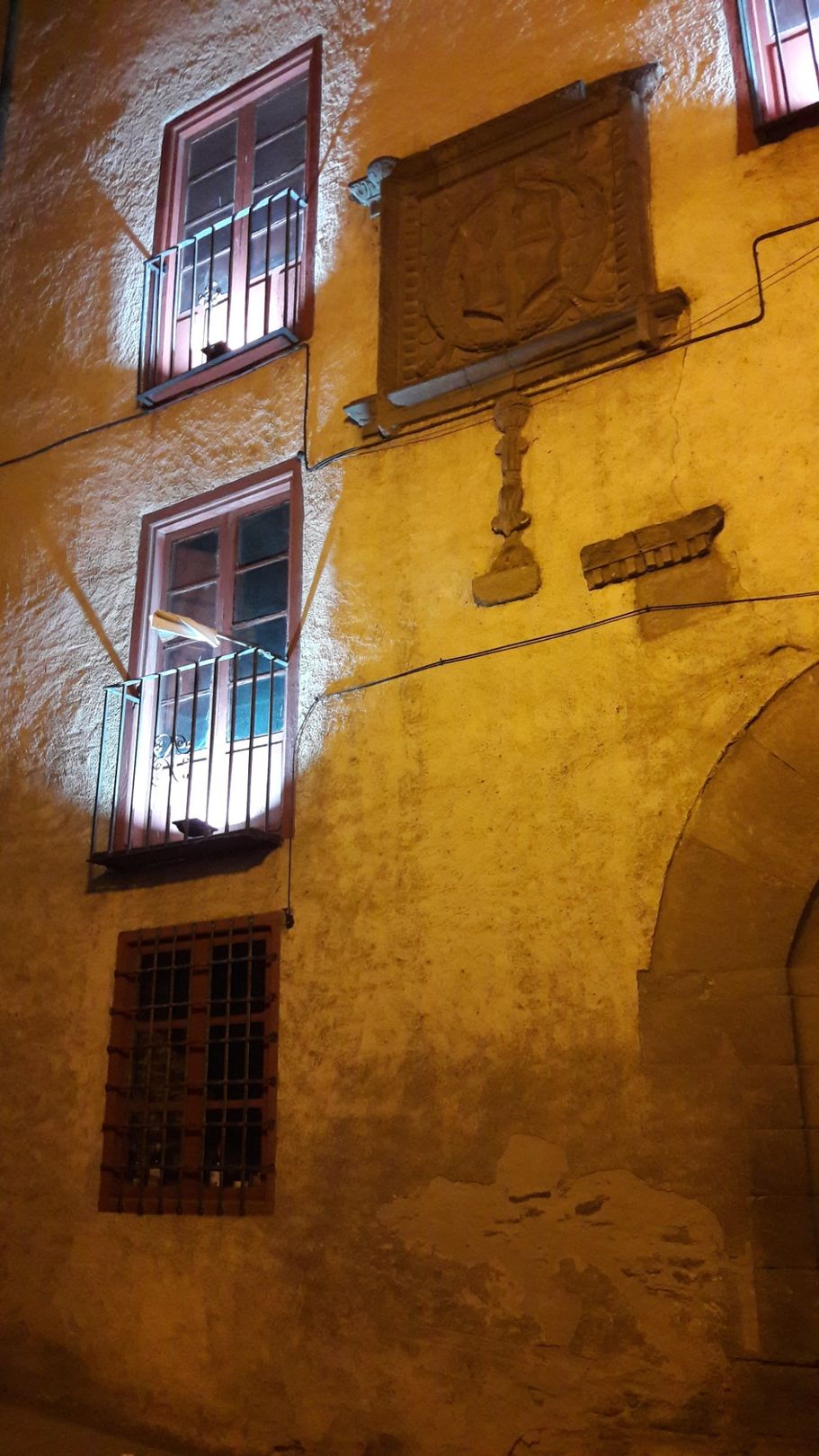 vista del patio de La Torre en Villafranca del Bierzo